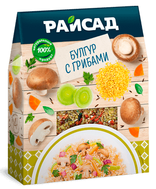 Булгур с грибами